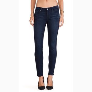 Paige Vertugo Ankle Mid Rise Skinny Jeans in Mae